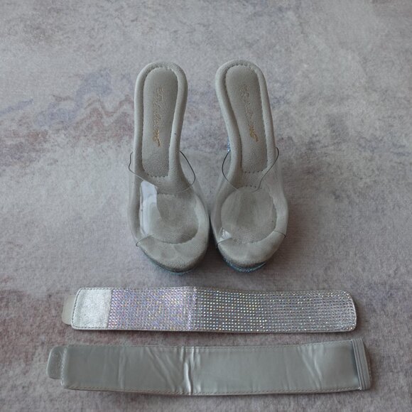 Dancer/Competition Sandal Heel Shoes - Picture 6 of 11